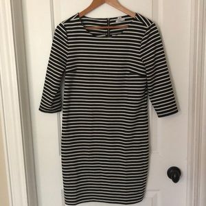 Black & white stripped dress